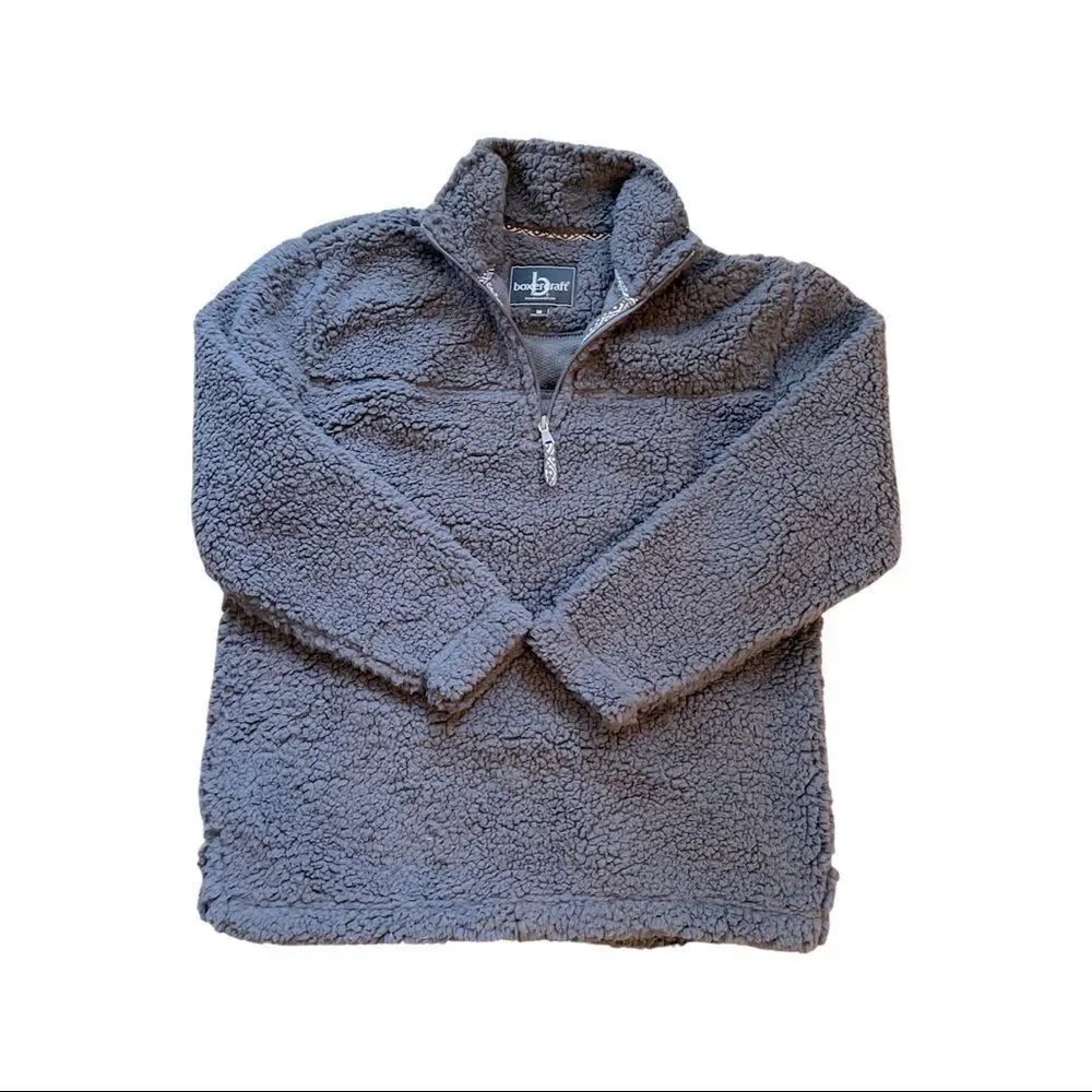 Boxer Craft 1/4 Zip Sherpa Unisex Pullover - NWT